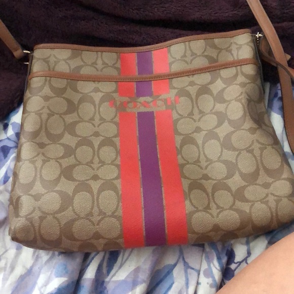 Coach crossbody Rowan file bag in canvas signature print - Picture 2 of 11